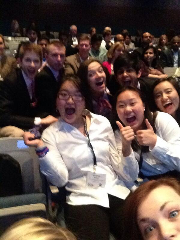 ConradChallenge's tweet photo. Everyone is ready for @STEMRockstar and of course the results of this years Spirit of Innovation Challenge! #SOIC14 http://t.co/Vf4eWHgahZ
