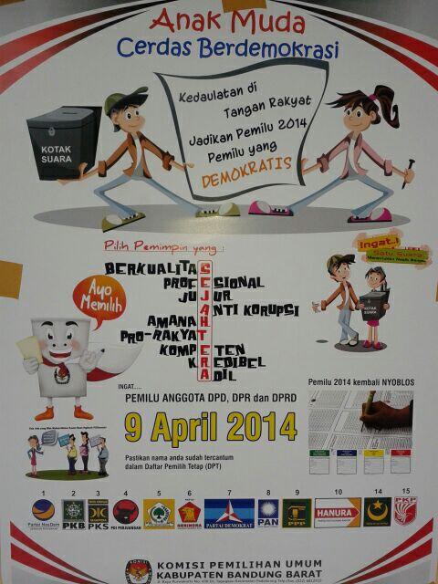 Jangan golput yah ayo berdemokrasi :)