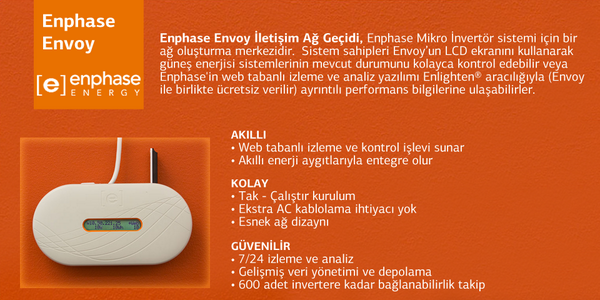 #Enphase Envoy İletişim Ağ Geçidi bir çok özelliğiyle birlikte #Solarex fuarı Zen Enerji standında sizlerle buluşuyor
