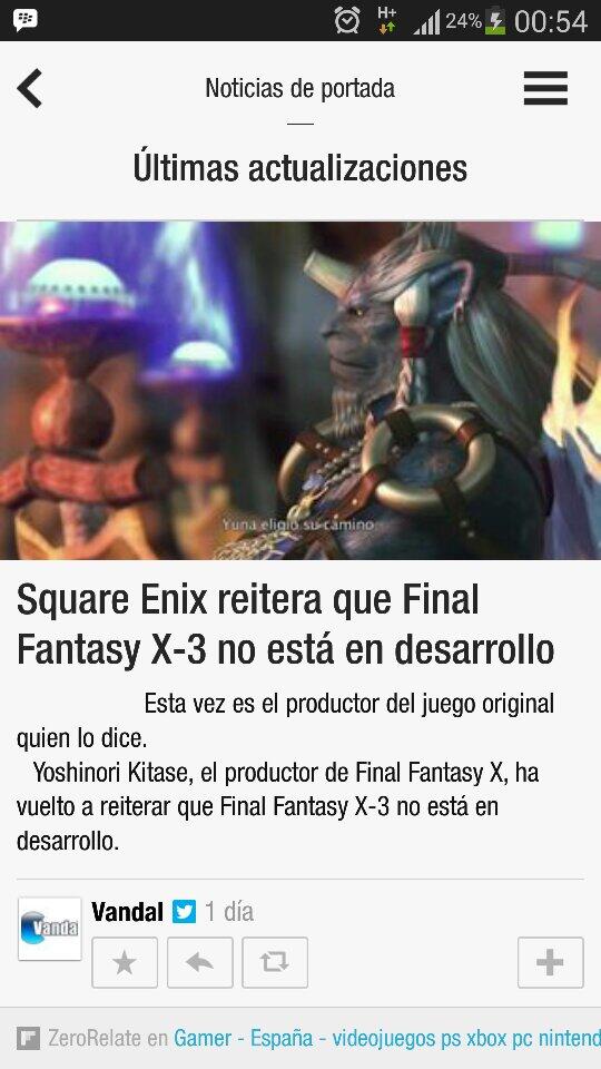 NeuroGamer1's tweet photo. Final fantasy no estaría en desarrollo http://t.co/fJxpc7CqBi