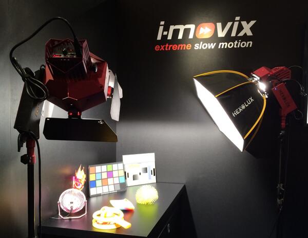 Hexolux's tweet photo. Hexolux D7 lighting high-speed demo in i-movix booth #NABShow http://t.co/Mr6XXvP7pm