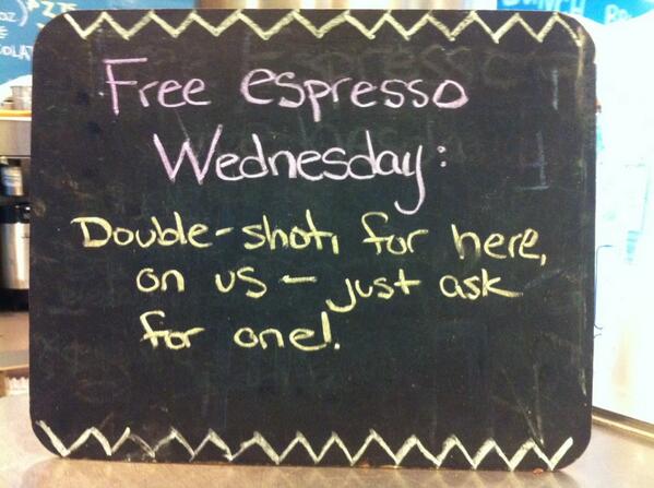 ScratchCoffee's tweet image. Today is Wednesday!