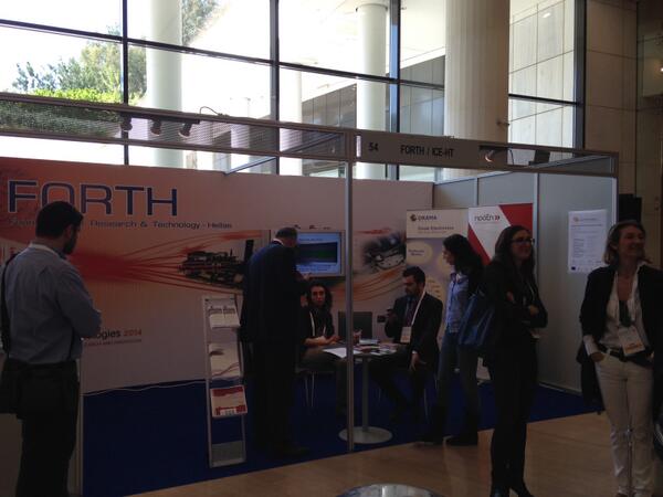 PraxiNetwork's tweet image. @PraxiNetwork at #IndTech2014 in Athens! Come visit us at FORTH &apos;s stand!