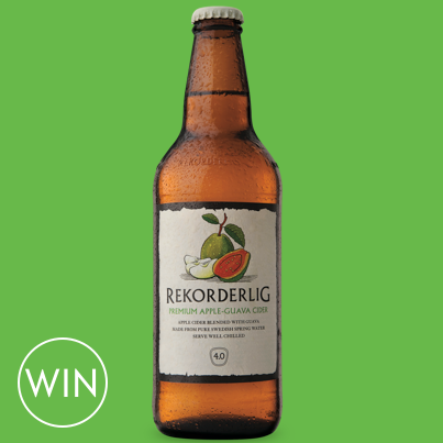 rekorderlig's tweet photo. Follow &amp; RT by 5pm today for the chance to win a case of our brand new Rekorderlig Apple-Guava innovation! 1/2 http://t.co/NyPbtffwb5
