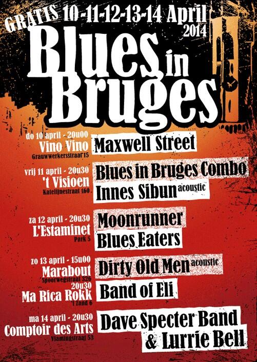 Visit_Bruges's tweet image. As of tomorrow: 5 days of #Blues in #Bruges. bluesinbruges.be
