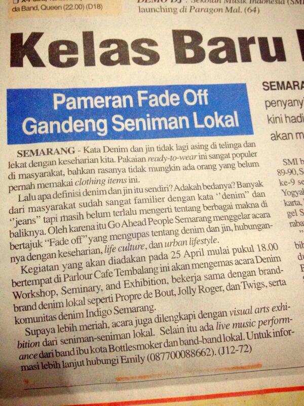 #FADEOFF! on April in Suara Merdeka. Be there! <a href="/Twigs_smg/">Twigs denim</a> <a href="/_ijak_/">ijakji ⭐⭐️</a> <a href="/Anyos/">Rengganis P. Resi</a> <a href="/fuckilham/">asmarailham</a> @melsamales <a href="/Moockers/">Mooooooock</a> @ajisjoy