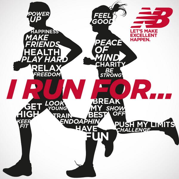 From the beginners to the pros, we all run for a reason!. Let us know what you run for.. This is #Runnovation