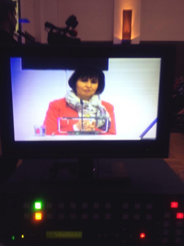 Backstage. Prof. Rump empfiehlt das Thema Personalpolitik als Investitionspolitik zu betreiben. #demoko14