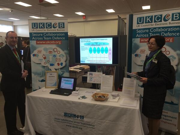 Alisonbattisby's tweet photo. At #Def_Info14 Business Led - Information Enabled event today @CranfieldUni with @UKCeB. http://t.co/IxCdbq7BXJ