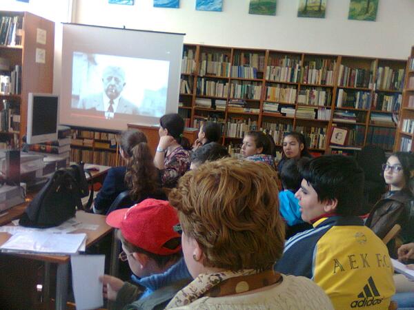 bibmetbucuresti's tweet photo. Scoala Altfel: La Mediateca Enescu se difuzeaza  un film despre viaţa / activitatea literară a lui Jacques Prevert. http://t.co/YoHOYAH3Ra