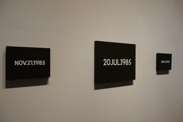 Twitter 上的 Art 作品紹介２ 日付絵画 Today Series 河原温 作 1966年１月４日から作られ続けている むき出しのキャンパスにアクリル絵具で河原がこれを制作した日付が描かれる 河原は1966年から存在が謎に包まれている T Co Mvaxgwjpcv Twitter