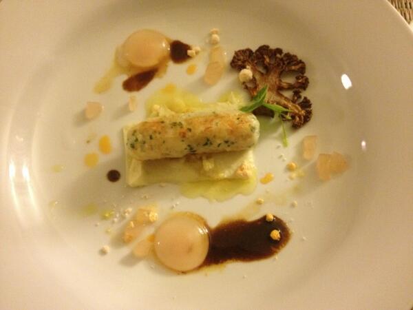 Prawn and cauliflower... as expected Patrick from Stroudover  Cottage has done it again#