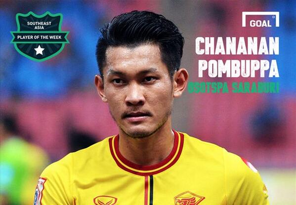 GOAL_ID's tweet photo. Pemain Terbaik Asia Tenggara Pekan Ini (2-9 April 2014): Chananan Pombuppa - http://t.co/sVbdEcxeOg http://t.co/Fy6Mqpt9pj