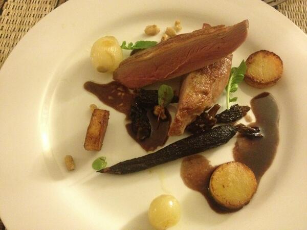 Beautiful duck breast morels pearl onions and confit potatoes
Crafted by Patrick Stroud Stroudover Bemboka