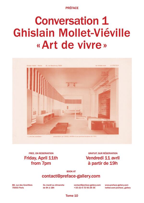 preface_gallery's tweet photo. Tome 10 Le café   Conversation 1 : Ghislain Mollet-Viéville Ce vendredi 11 avril Rsvp : contact@preface-gallery.com http://t.co/HH0EiNtR6S