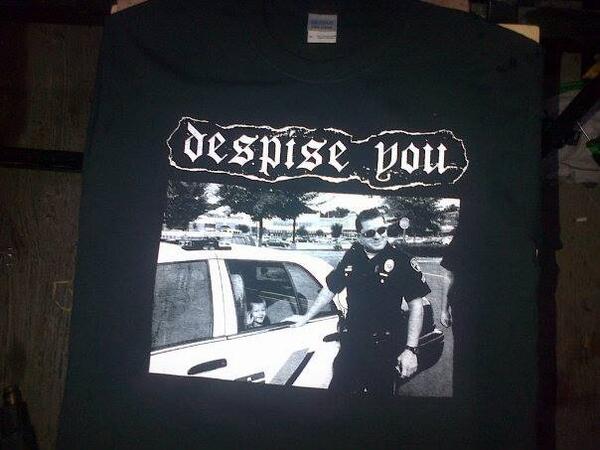 Official licensed DESPISE YOU t-shirt. Order: 081280100993/2A6AEB02