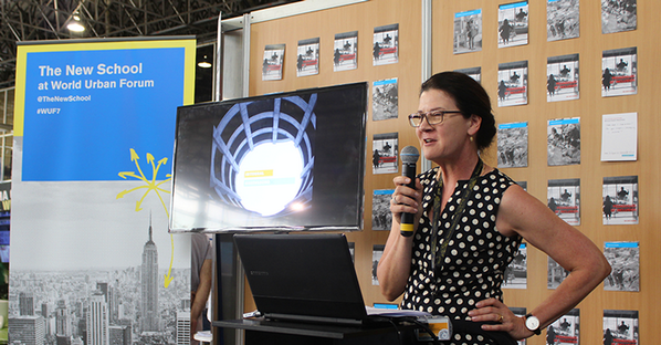 TheNewSchool's tweet image. &quot;We need to educate the next generation to take on the challenges we face today&quot;— @SDSParsons Dean Alison Mears #WUF7
