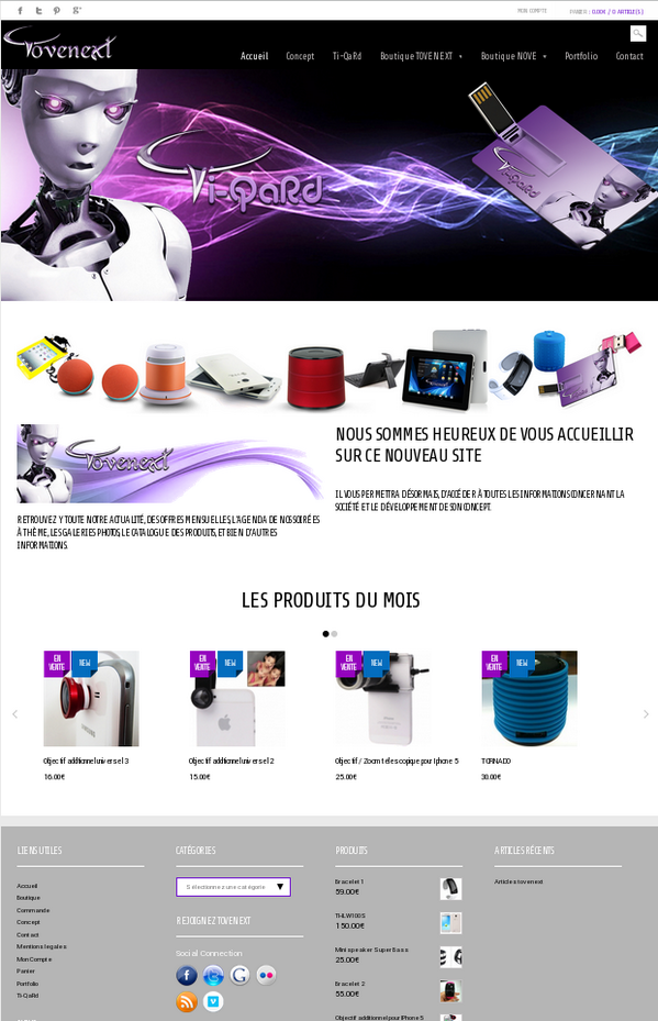 social_intoo's tweet photo. Découvrez une nouvelle réalisation de site by intoo
http://t.co/EatpU35NBb vente de produits nouvelles technologies http://t.co/438Mo9qdI1