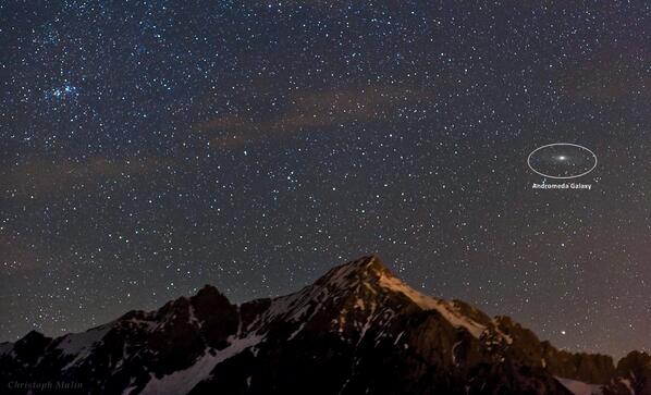 InfoAstronomy.org on Twitter: "Foto Galaksi Andromeda di langit Tyrol,  Austria. Foto oleh Christoph Malin. http://t.co/kNILOUC6gC" / Twitter
