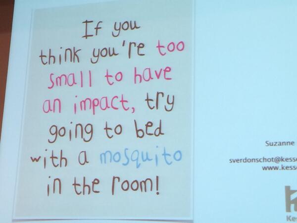 ralfhillebrand's tweet photo. Mooie keynote met een nog mooiere afsluiting. Bedankt @suistus #TechniekPakt http://t.co/DWDrfFfgiE
