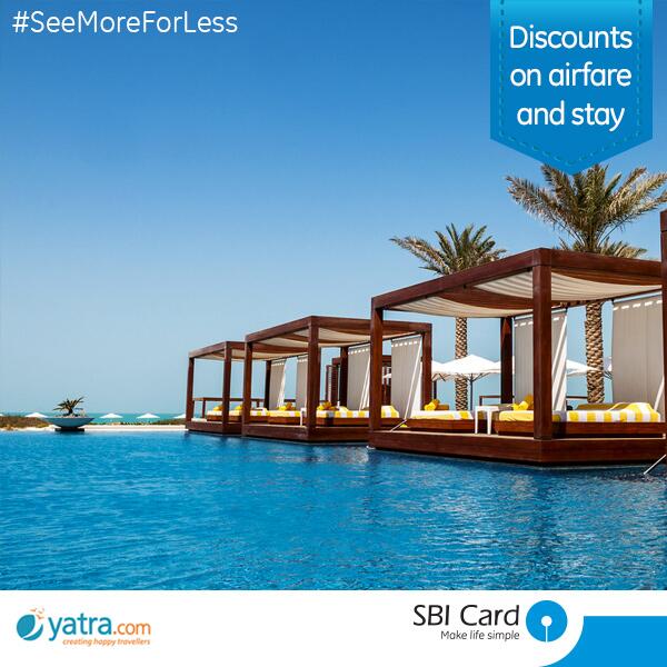 SBICard_Connect's tweet photo. Travel to discover the new you. http://t.co/SvzAL2rZsw #SeeMoreForLess http://t.co/vw2HsumfZq
