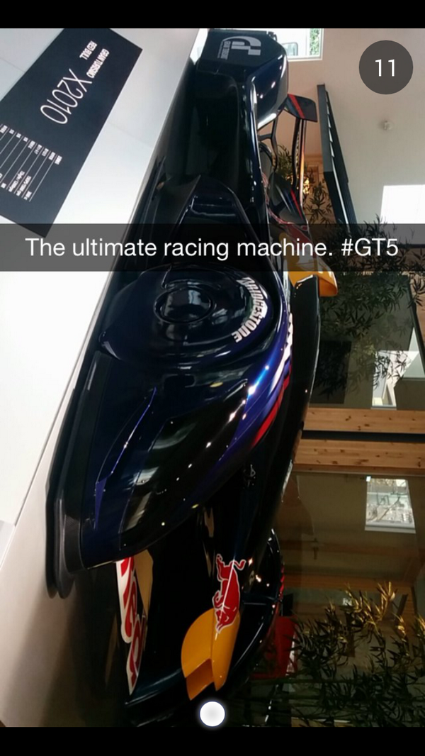 ChrisyHorner's tweet photo. Just got this Snapchat from Adrian. I'll be having a word with him about which car he should be focusing on... http://t.co/3BTIVPme1f