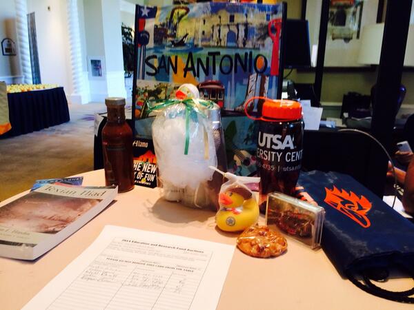JenniferKeegin's tweet image. Today's #EFR Silent Auction #acui14 Item of the Day: Look ahead to #ACUI15 in San Antonio!