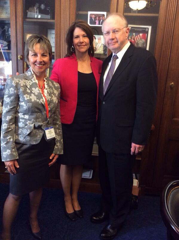 Just had a great meeting with #RepCheri Bustos! Thanks for your support on our issues!