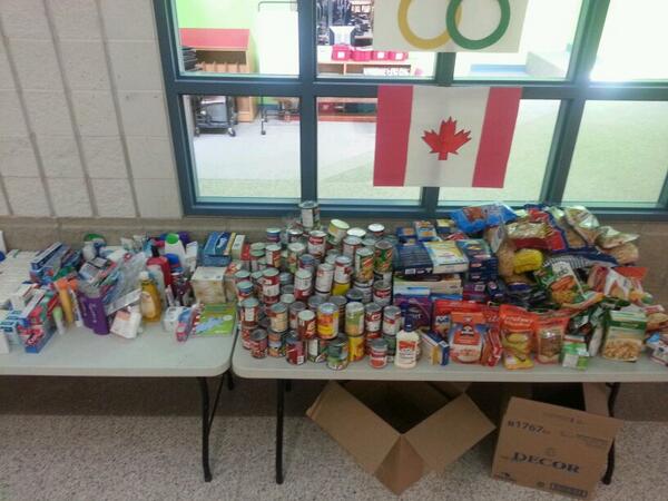 After just 3 days of our food drive! JUST 3 DAYS!!!