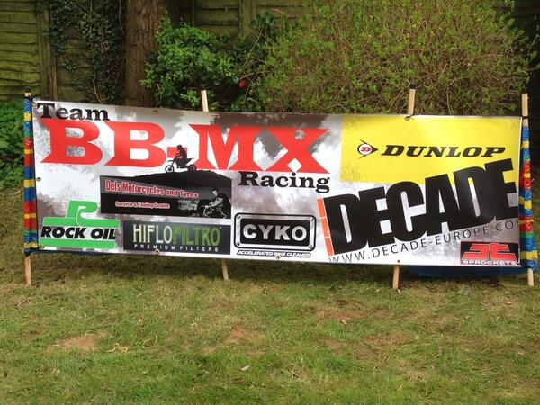 JB143MX's tweet image. New 2014 BBMX Racing banner. Thanks Steven Broadbent - looks awesome. #rockoil #dunlop #cyko