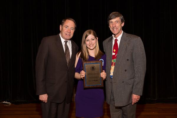 michaeljnolfe's tweet photo. Congratulations to #KatieGallagher.  Katie is involved with @URI_PAs, @WC_URI, @URI_Orientation, @SAGE_URI, &amp; more. http://t.co/RzPpR93grl