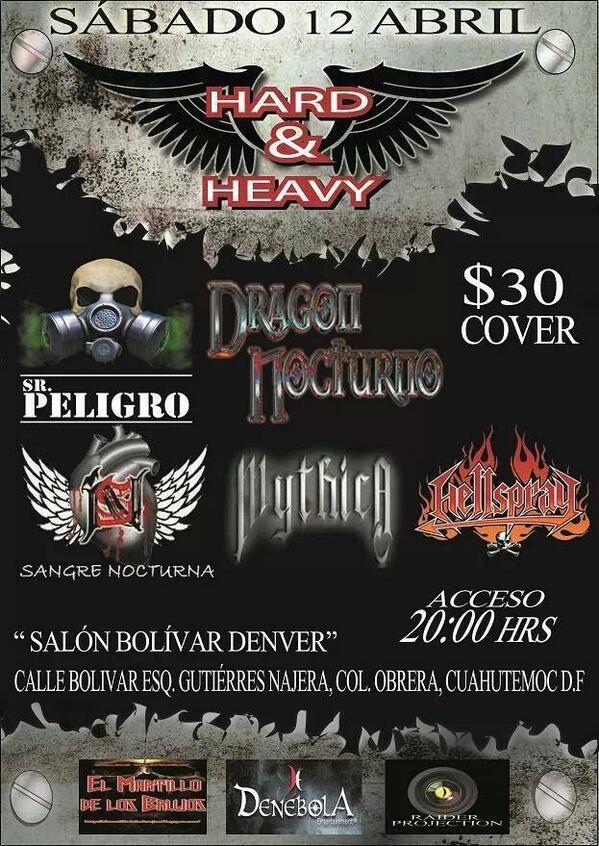 ARTANDMODELS's tweet image. Sr.peligro Oficial, has a show coming up on 2014-04-17 at 18:00 in in salón Bolívar DENVER, Col. Obrera, acs $50.00