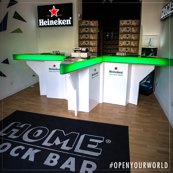 Heineken_IT's tweet photo. L'@HOMEROCKBAR, sbarca al #fuorisalone per presentare l'edizione 2014 dell'Home Festival. Fino al 12/4 in via Tortona http://t.co/Jno8iGikpe