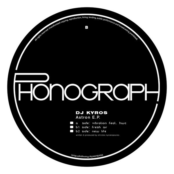 Debut vinyl EP by Dj Kyros ''Astron'' is available now via OYE Record Store,Juno records phonograph-music.com/page.aspx?item…