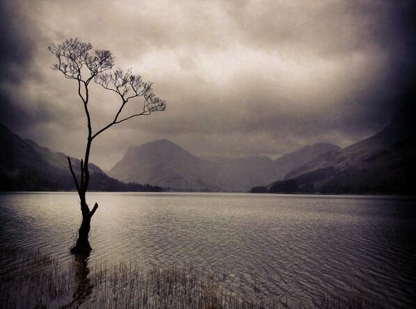 Moody at #buttermere today during my #trailrun getting ready for the @TheRealBerghaus #TrailTeam2014 event #cumbria