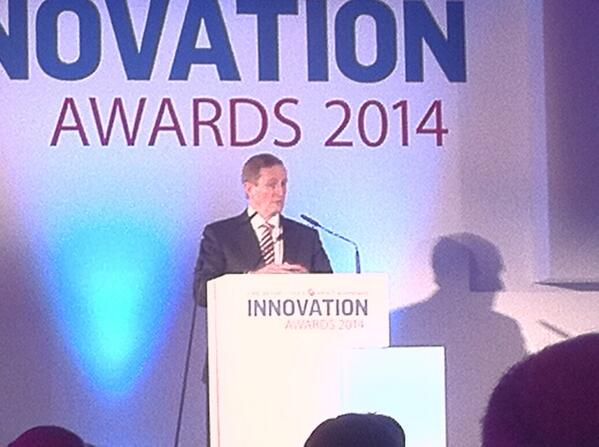 An Taoiseach addresses the awards ceremony ! #innovationawards