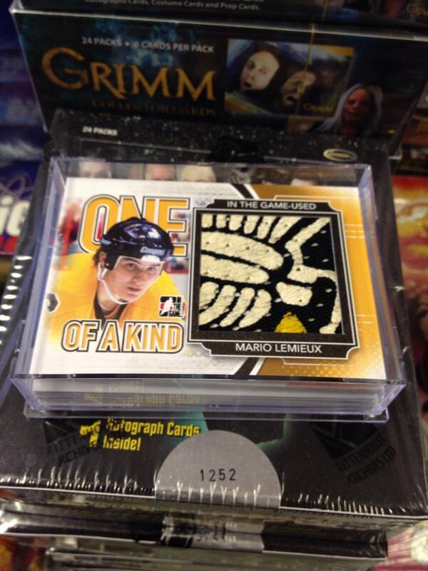 westsportscards's tweet image. @InTheGame pulled @westsportscards Mario Lemieux itg used one of a kind Patch 1/1 #casebreakers #groupbreakers WOW!!!