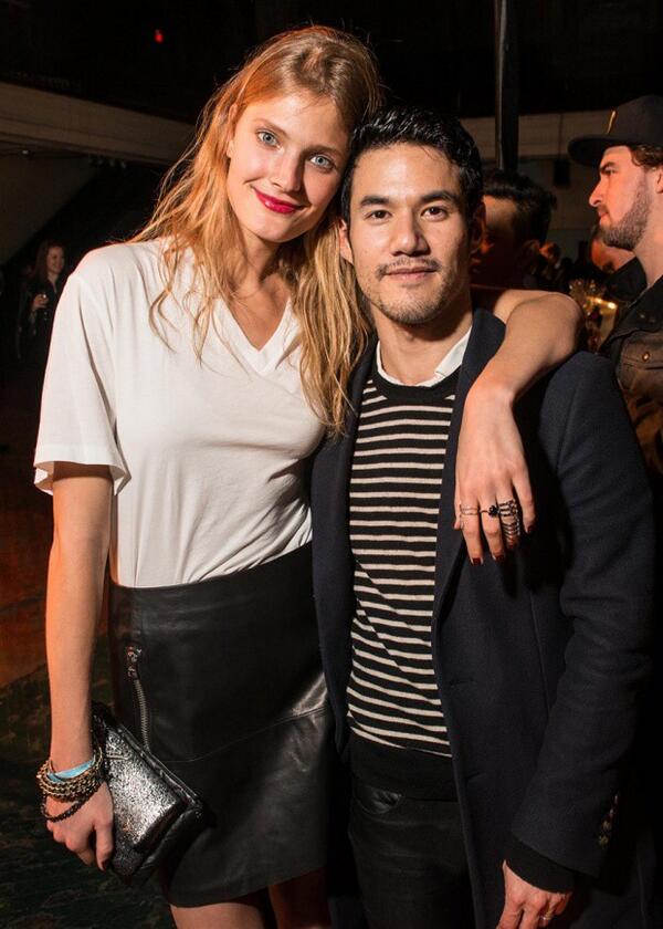 constancejab's tweet photo. Avec mon cher Joseph @ALTUZARRASTUDIO . #JeffreyFashionCares #AboutLastNight http://t.co/yETxpP0REe