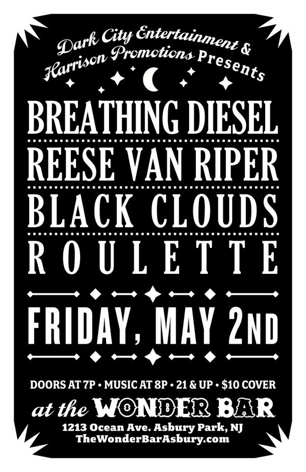 DarkxCity's tweet photo. This show is almost sold out! Make sure to get your tickets ASAP! @BreathingDiesel @TheBlackClouds @reesevanriper #AP http://t.co/M7xqO8wvdK