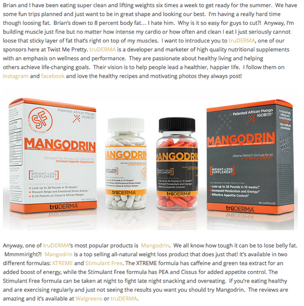 truderma's tweet image. &quot;We all know how tough it can be to lose belly fat. #Mangodrin is an all natural product that does just that!&quot;