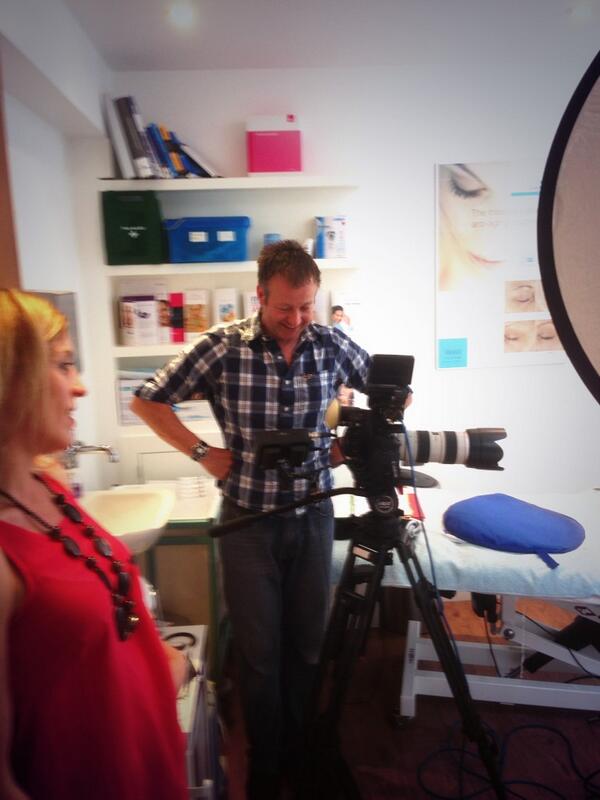 injectmedia's tweet image. Another great day filming at a private clinic ready to use in their new website. Loads to film but got it all done!