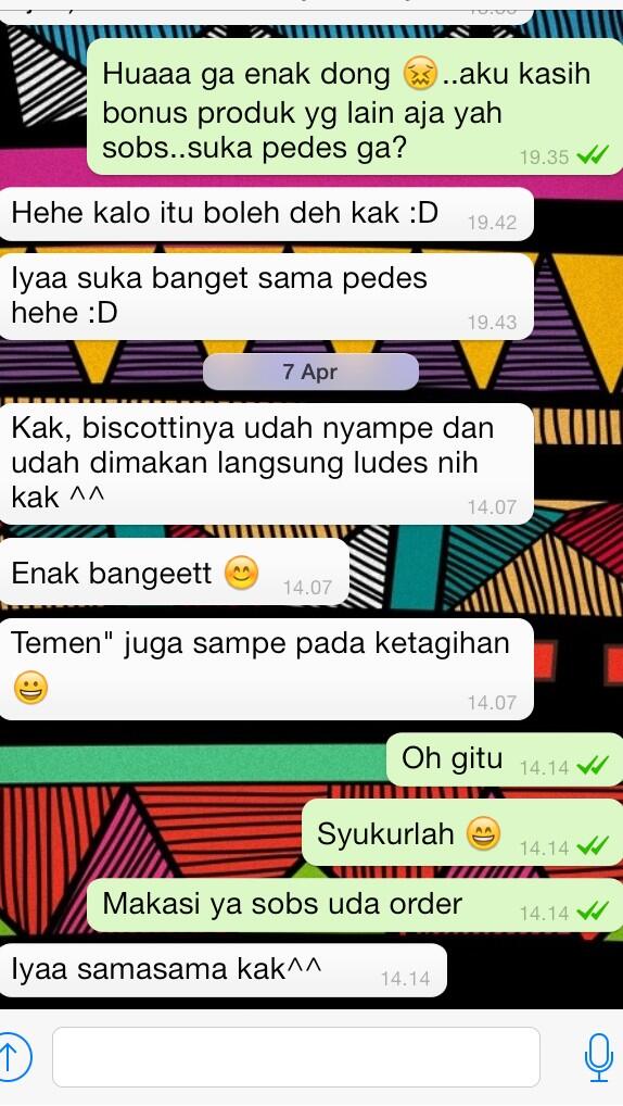 kripjursangarrr's tweet photo. Yg belum pernah coba langsunh aja cobain -->"@Infobiscotti: Gausa diraguin lg..pasti enak sobsss :D http://t.co/AFbDb9HGdV"