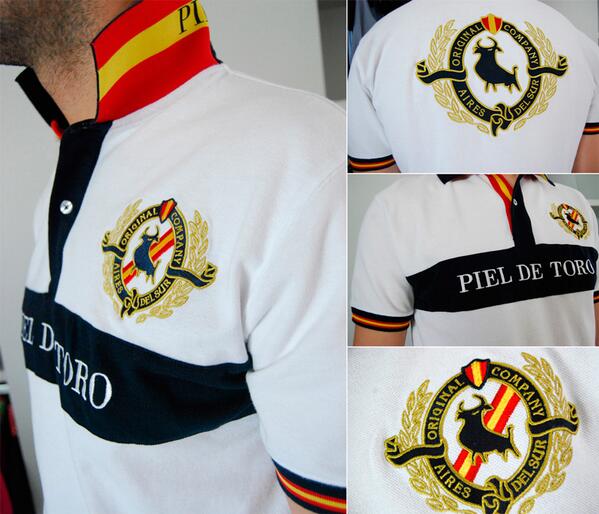 Piel Toro on Twitter: "Tu bandera; tu polo #España #moda #polos http://t.co/2A7JRK3cr8" /