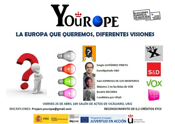 LaeLanuza's tweet photo. "@YouropeUrjc: Este viernes tenemos el último acto de este cuatrimestre! No os lo perdais #URJC http://t.co/eA0M5Yqn9W" @MissLoveshaku