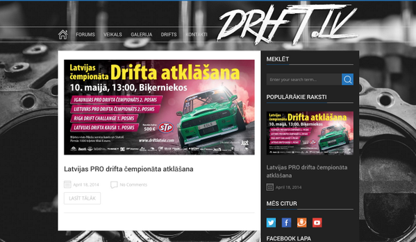 driftlv's tweet image. Tagad arī Latvijā, forums drifta cienītājiem! :)