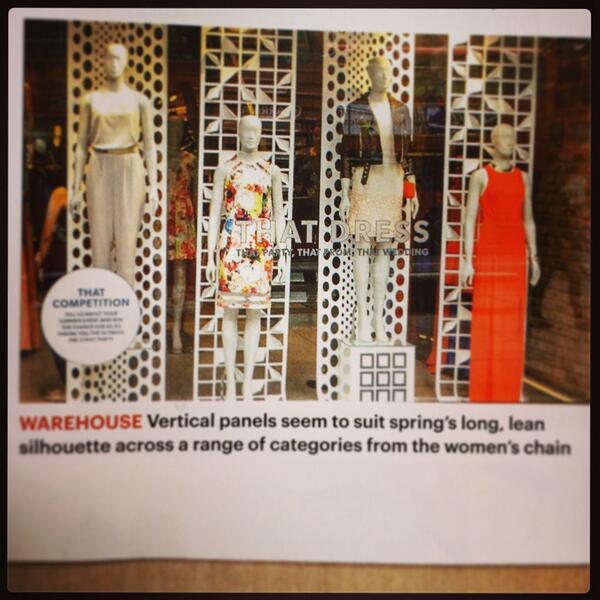 RetailAssist's tweet image. A great picture of our clients,  @warestyle #SpringWindow display. @Drapers #WindowShopping #London