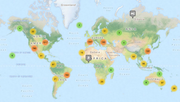CoinDesk's tweet image. Over 4,130 bricks-and-mortar stores accepting bitcoin on Coinmap.org – and counting