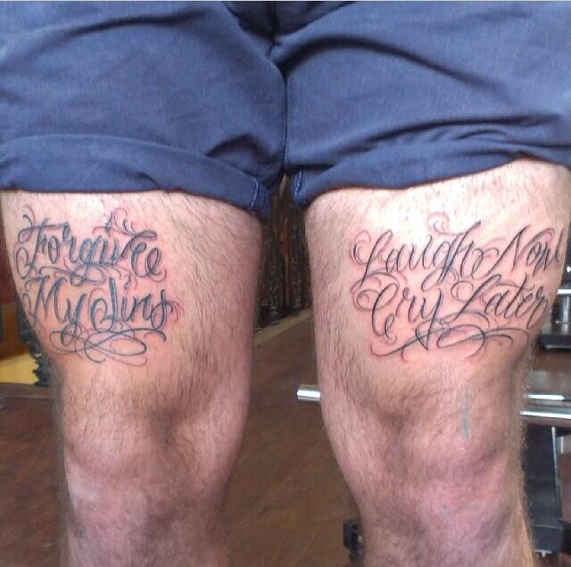 thigh script tattoosTikTok Search