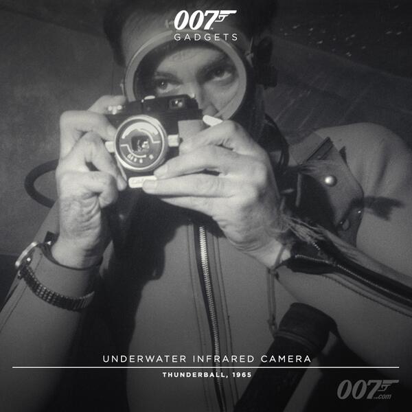 Underwater infrared camera, THUNDERBALL (1965): #007gadgets