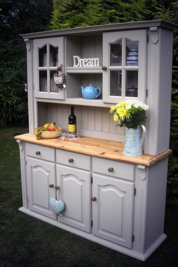 Chic_Conception's tweet photo. Beautiful Solid Pine Hand Painted Welsh Dresser - £395.00 #AnnieSloan #furniture #pine #home #paint #shabbychic http://t.co/XE8uyB36oL